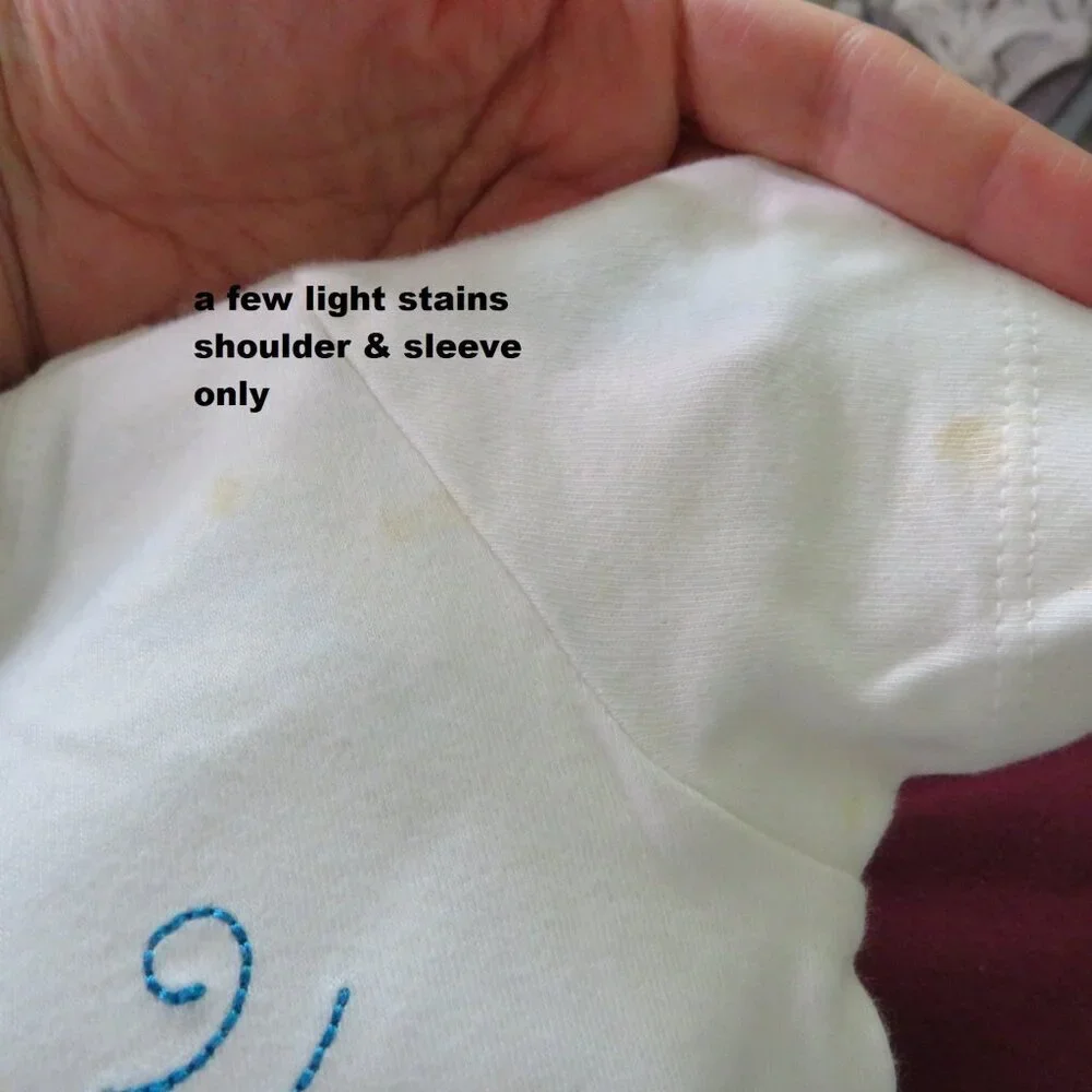 Baby Submarine Embroidered Bodysuit 6-9mts 100% Cotton Garanimals